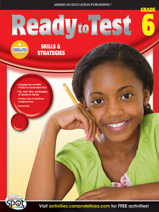 Title details for Ready to Test, Grade 6: Skills & Strategies by Carson Dellosa Education - Available